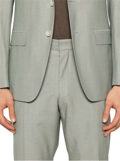 Abito uomo verde in misto lana Hugo Boss | 50540759330